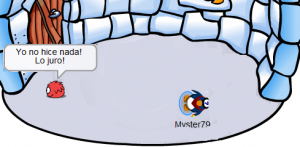 Hemos detectado un pingüino Muerto en su Iglú. Sospechamos que fue su Puffle...